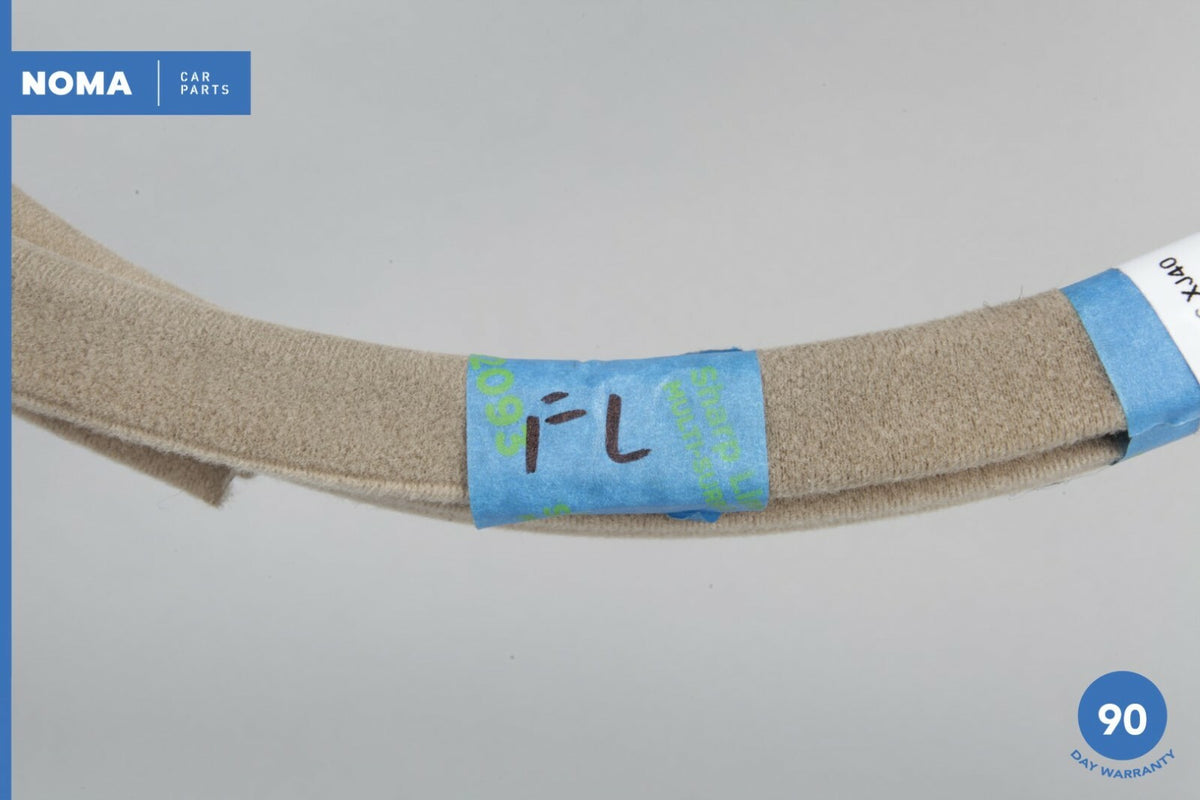 93-94 Jaguar XJ6 XJ40 Front Left Driver Side Interior Door Seal Doeskin AEE OEM - photo 8