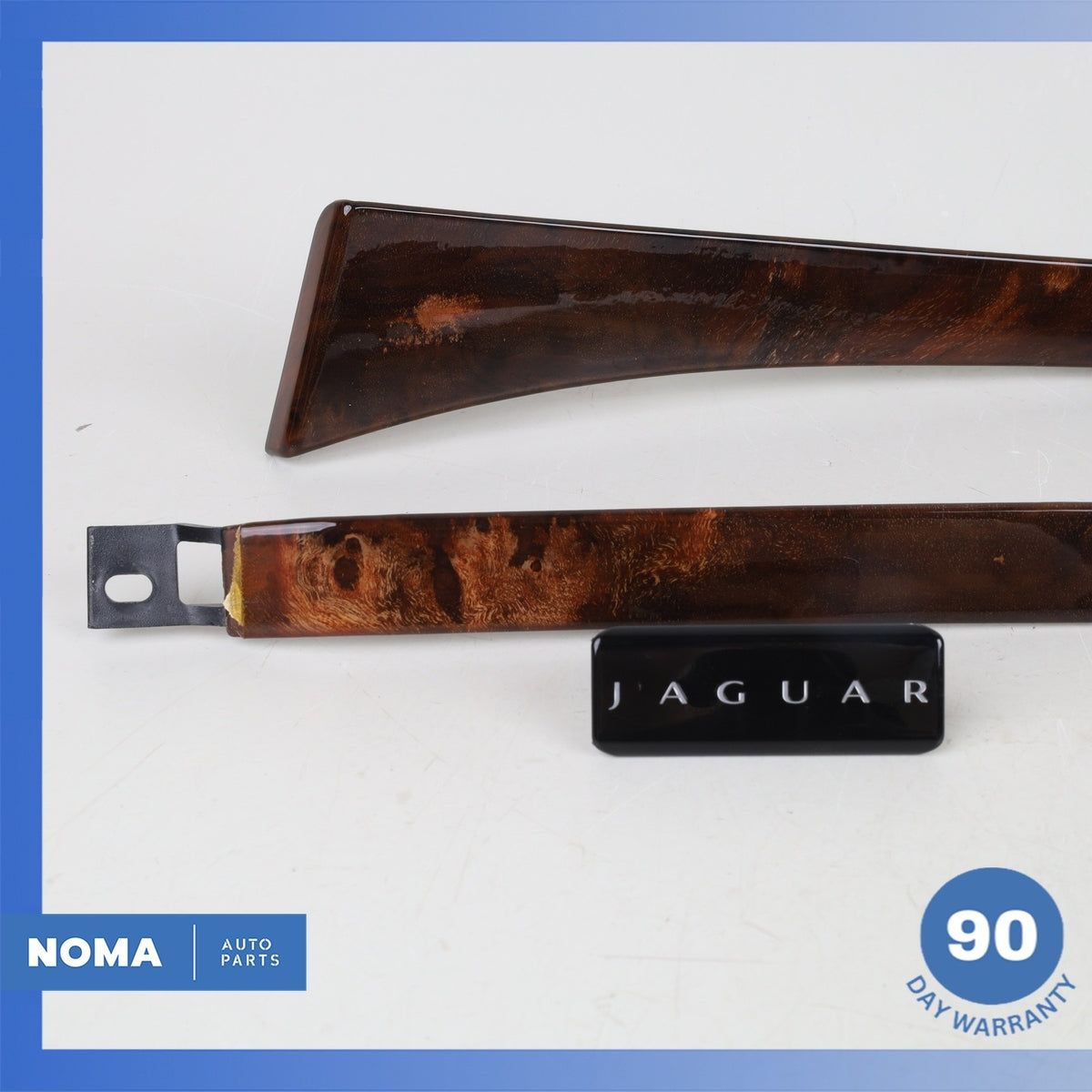 10-19 Jaguar X351 XJ XJR Left & Right Side Dashboard Molding Trim Set Wood OEM - photo 5