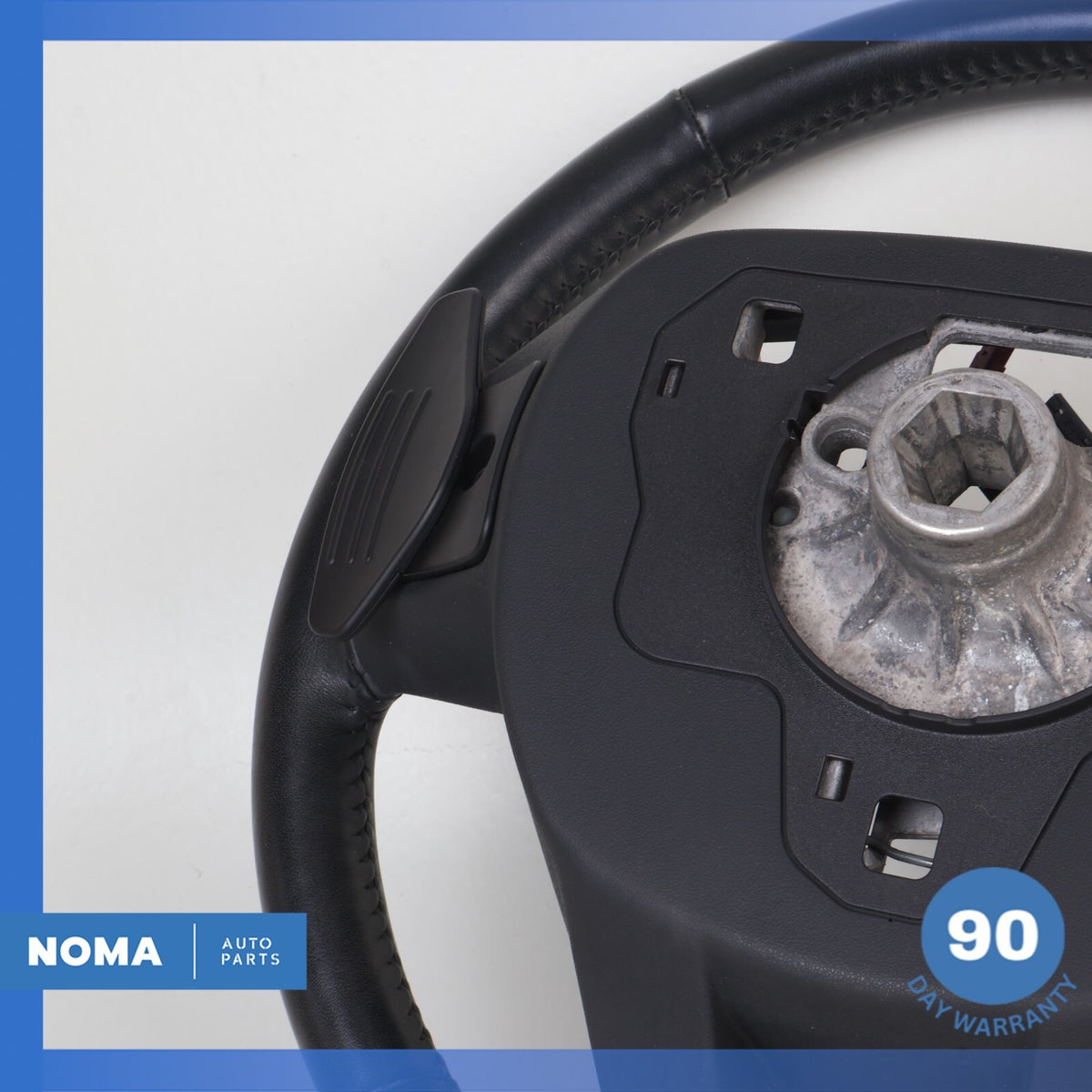 15-19 LR Discovery Sport L550 Heated Steering Wheel w/ Paddle Shifters Black OEM - photo 20