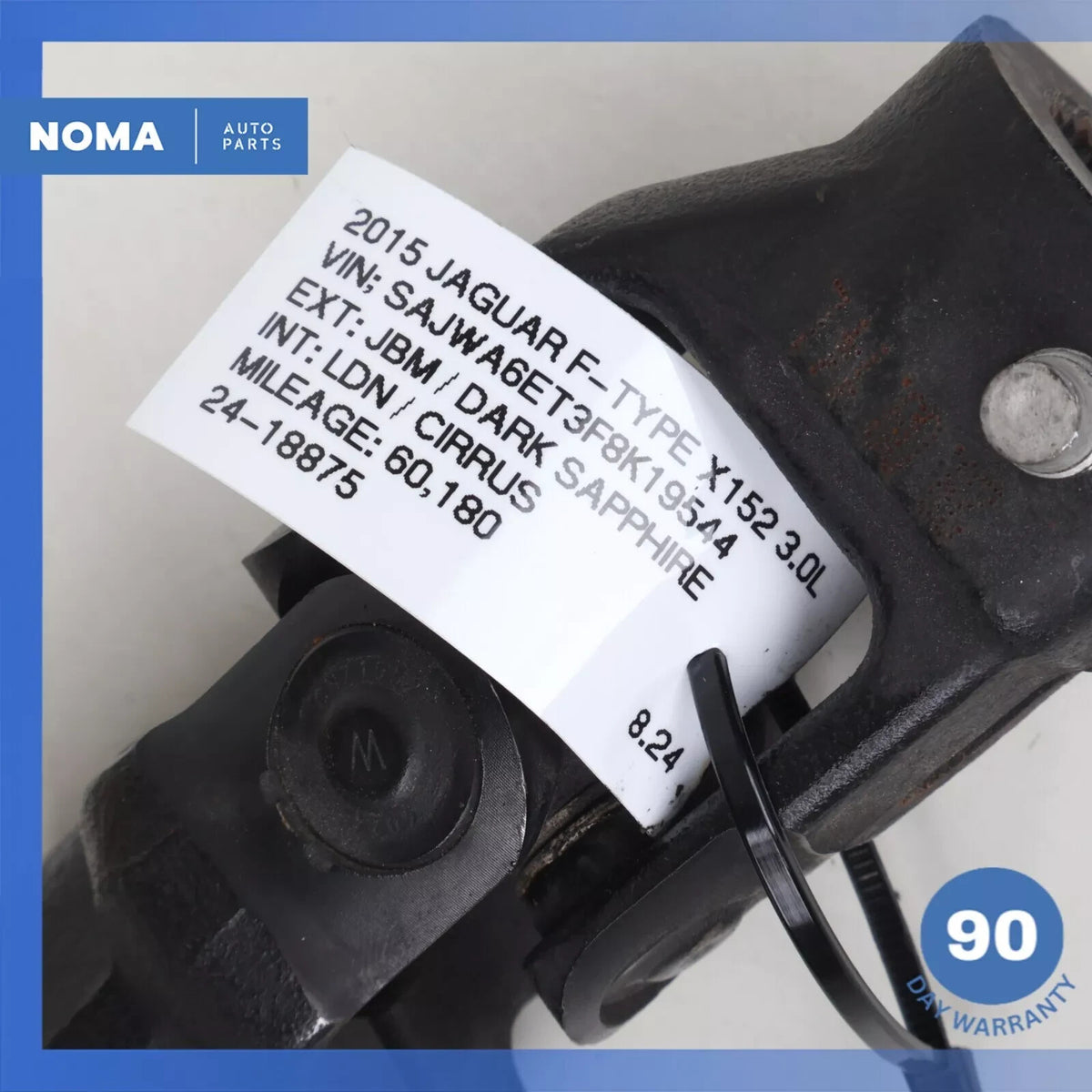 00-24 Jaguar X152 F-Type XJ8 Power Steering Column Shaft Universal Joint OEM - photo 9