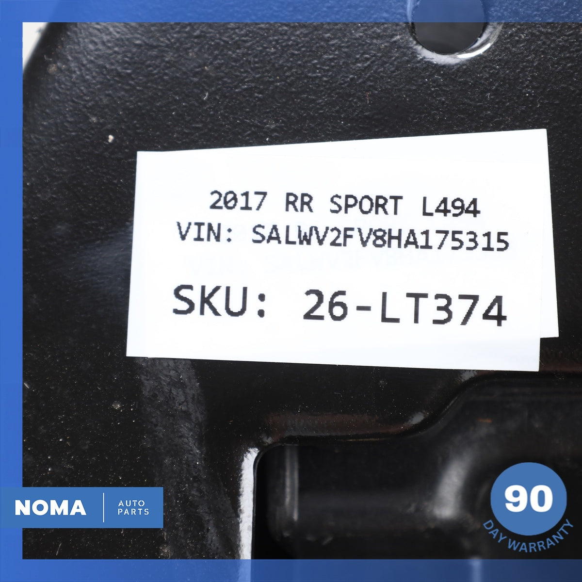 13-17 LR Range Rover Sport L494 L405 Battery Holder Tray Cover Panel OEM - photo 14