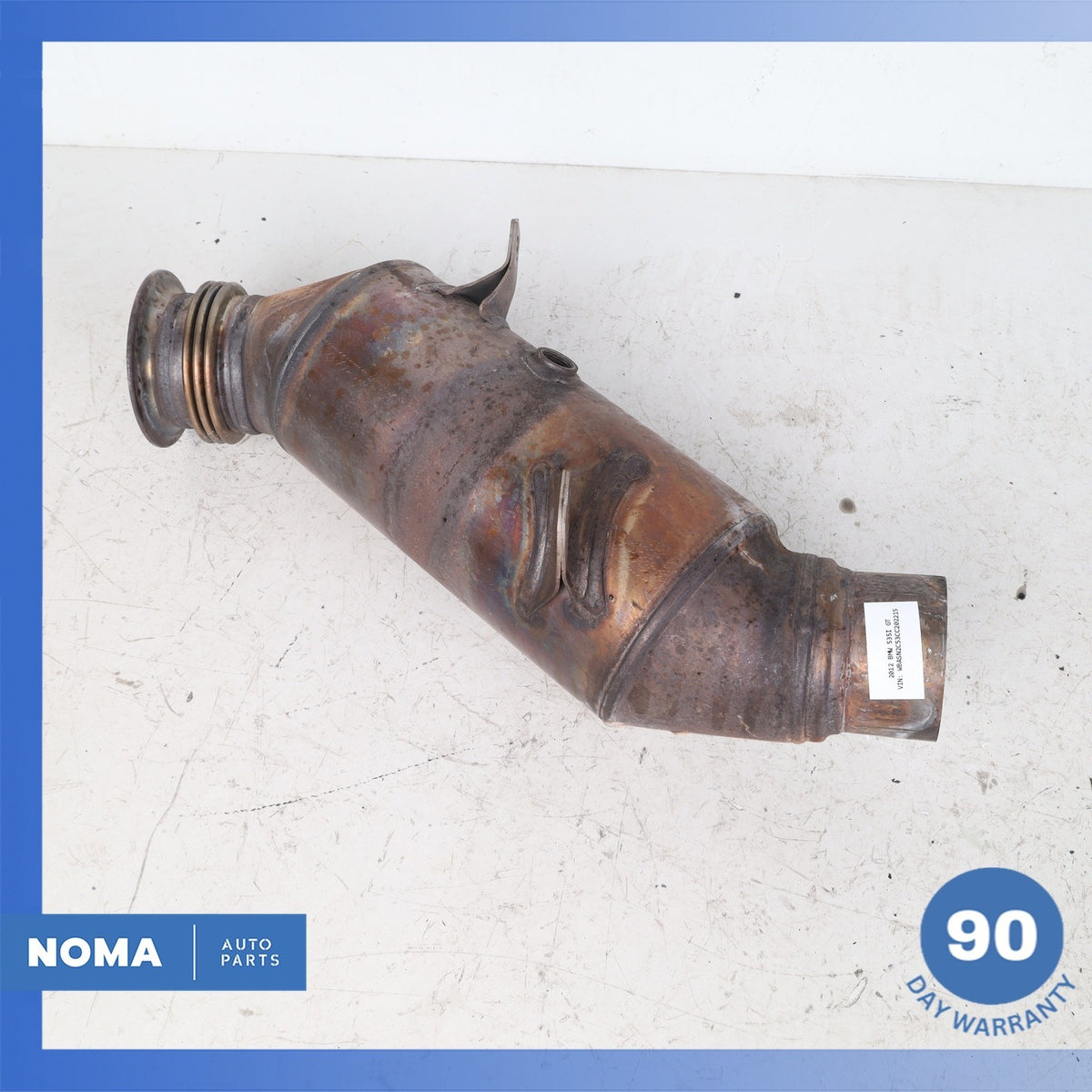 09-18 BMW F07 535i 640i GT 740i X5 X6 3.0L N55 Engine Exhaust Downpipe OEM - photo 7