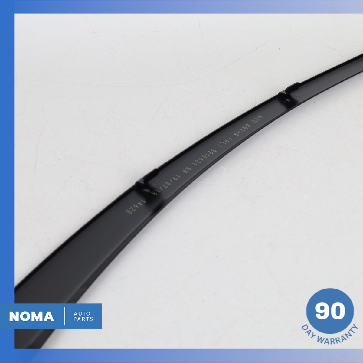 17-23 Jaguar X761 F-Pace Rear Left Quarter Door Window Molding Black OEM - photo 8