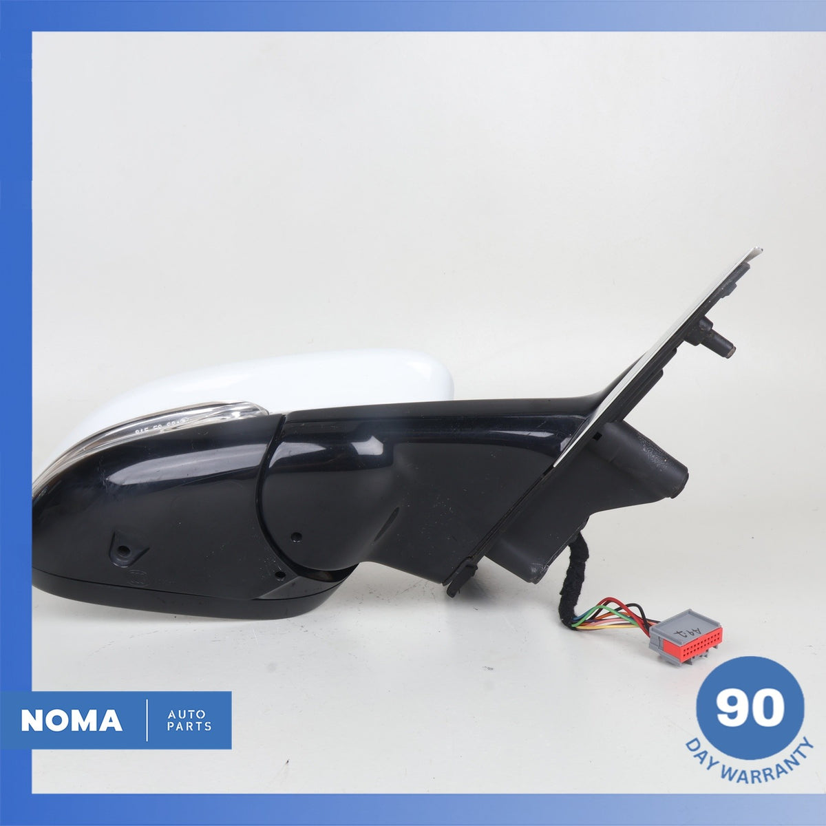 10-15 Jaguar X250 XF XFR Right Rear View Mirror Stratus w/ Blind Spot White OEM - photo 12