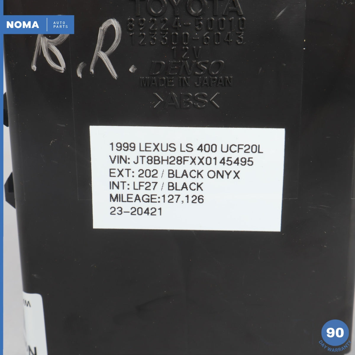 97-00 Lexus LS400 XF20 Rear Right Door MPX Multiplex Network Control Module OEM - photo 9