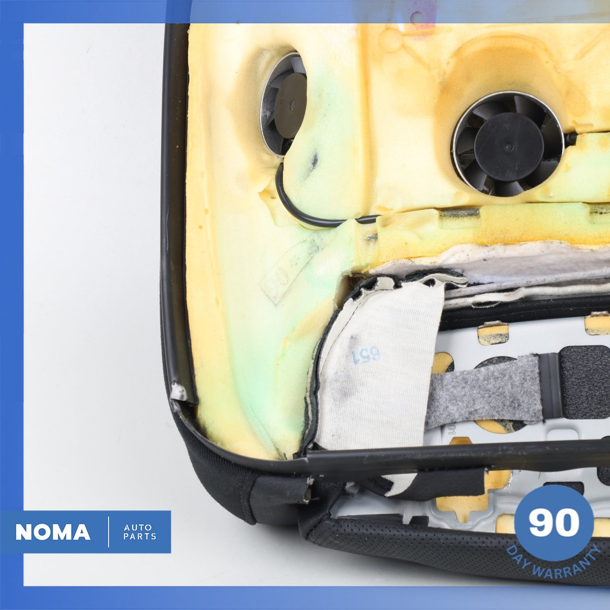 16-19 BMW G12 740i 530e Front Right Passenger Seat Lower Cushion Black OEM 76k - photo 17
