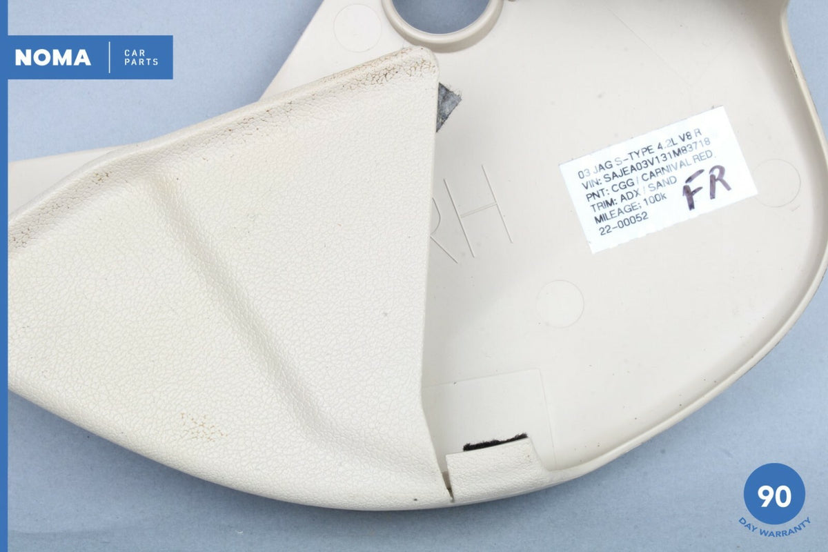 03-05 Jaguar S-Type R X202 Front Right Side Seat Valance Cover Panel ADX OEM - photo 7
