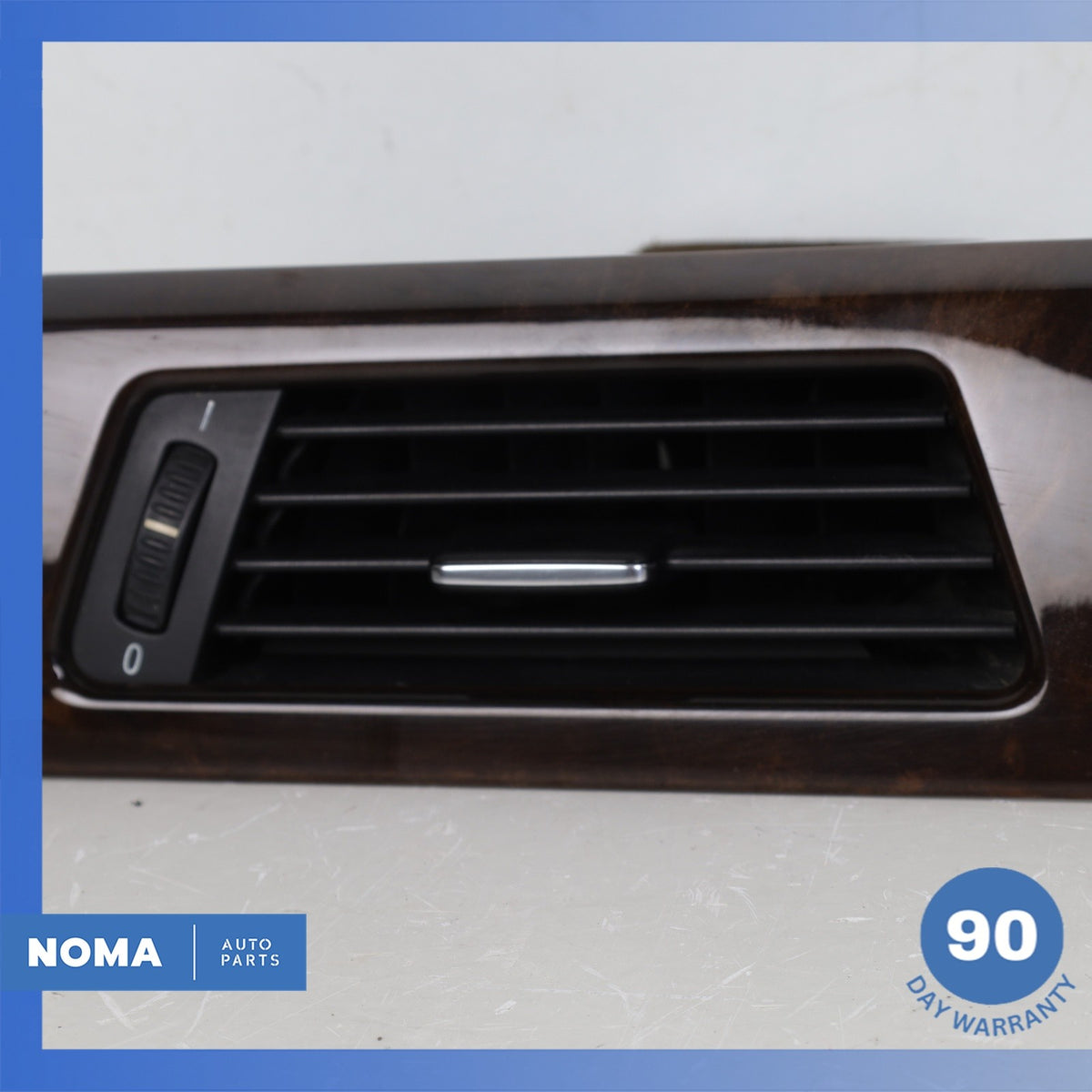 BMW E92 328i 335i Dashboard A/C AC Air Vent Grille Wood Trim Set OEM - photo 12