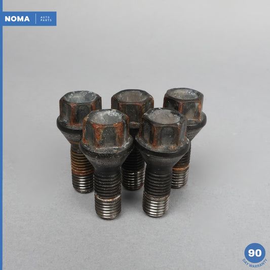04-10 BMW 525i E60 E63 Z4 E39 Wheel Rim Bolts Lug Set of 5 36136781150 OEM - photo 1