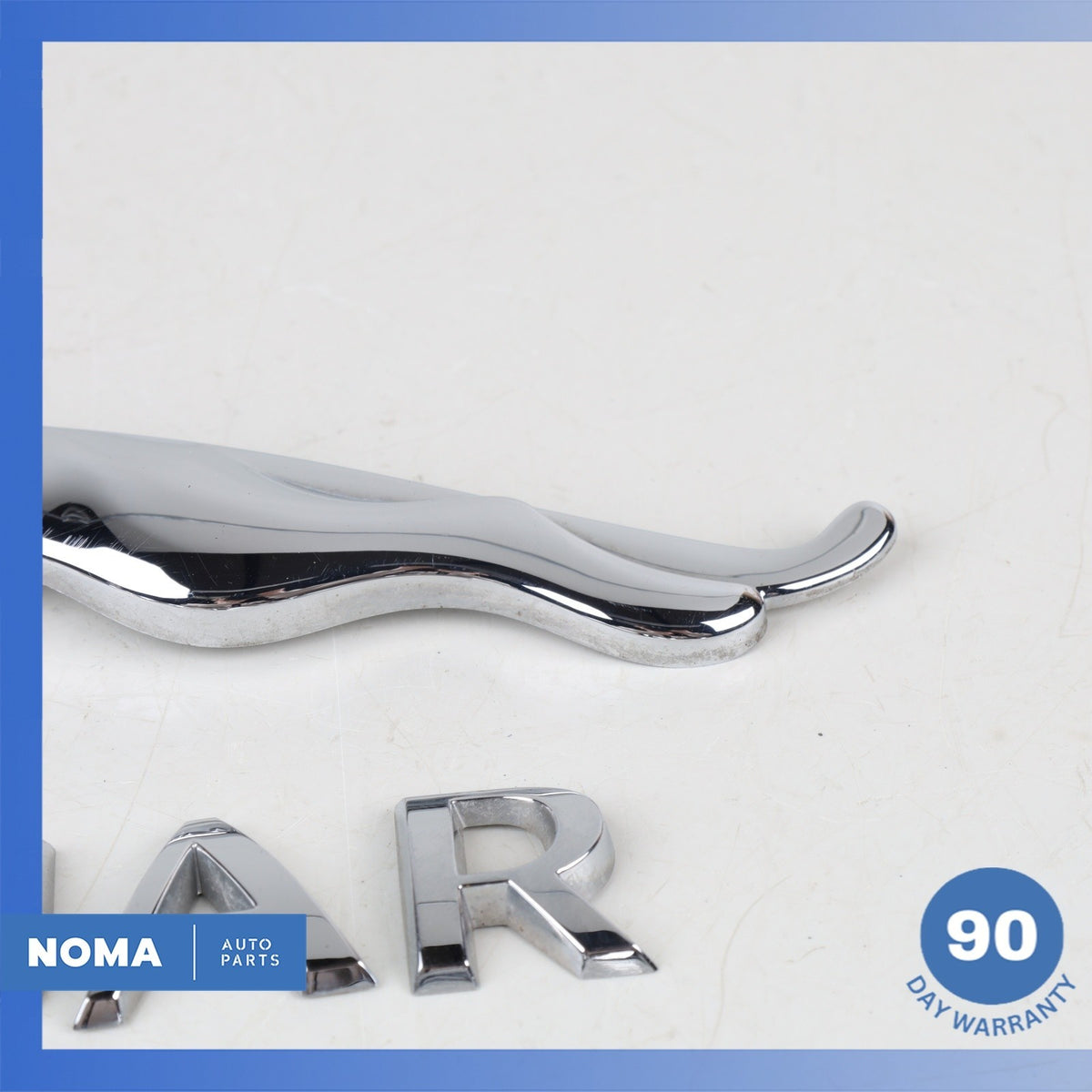 14-19 Jaguar X351 XJ 3.0L Rear Trunk Emblem Logo Badge Set OEM - photo 4