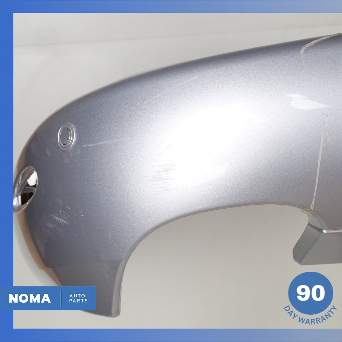 04-06 Jaguar X100 XK8 Rear Bumper Cover Assembly w/ Park Assist Silver OEM - photo 8