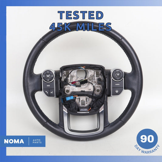 14-22 LR Range Rover Sport L494 Leather Heated Steering Wheel w/ Switches OEM - photo 1