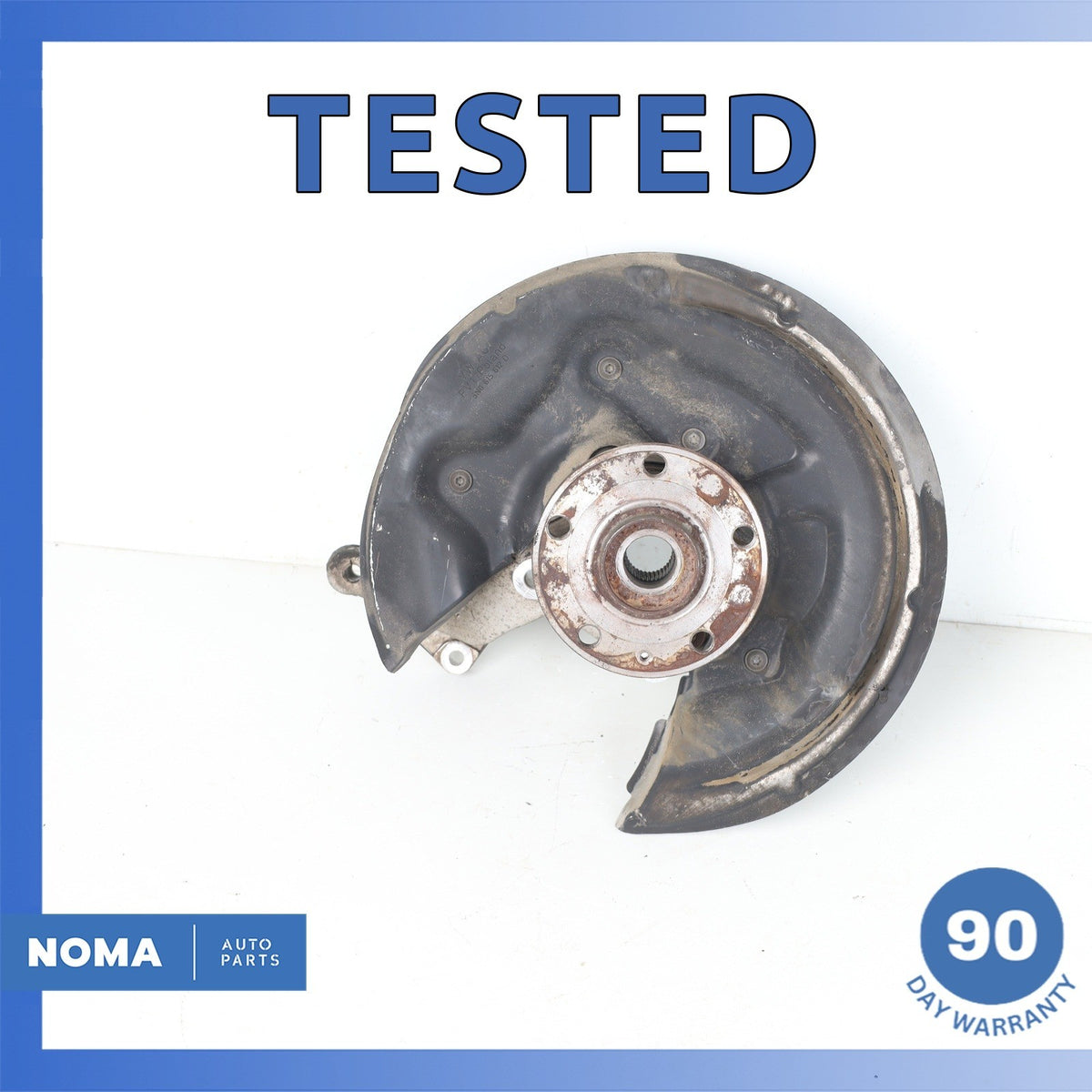 07-18 Audi 8UB 8UG 8J3 8J9 Q3 TT Right Rear Wheel Bearing Housing 3C0505434G OEM - photo 1