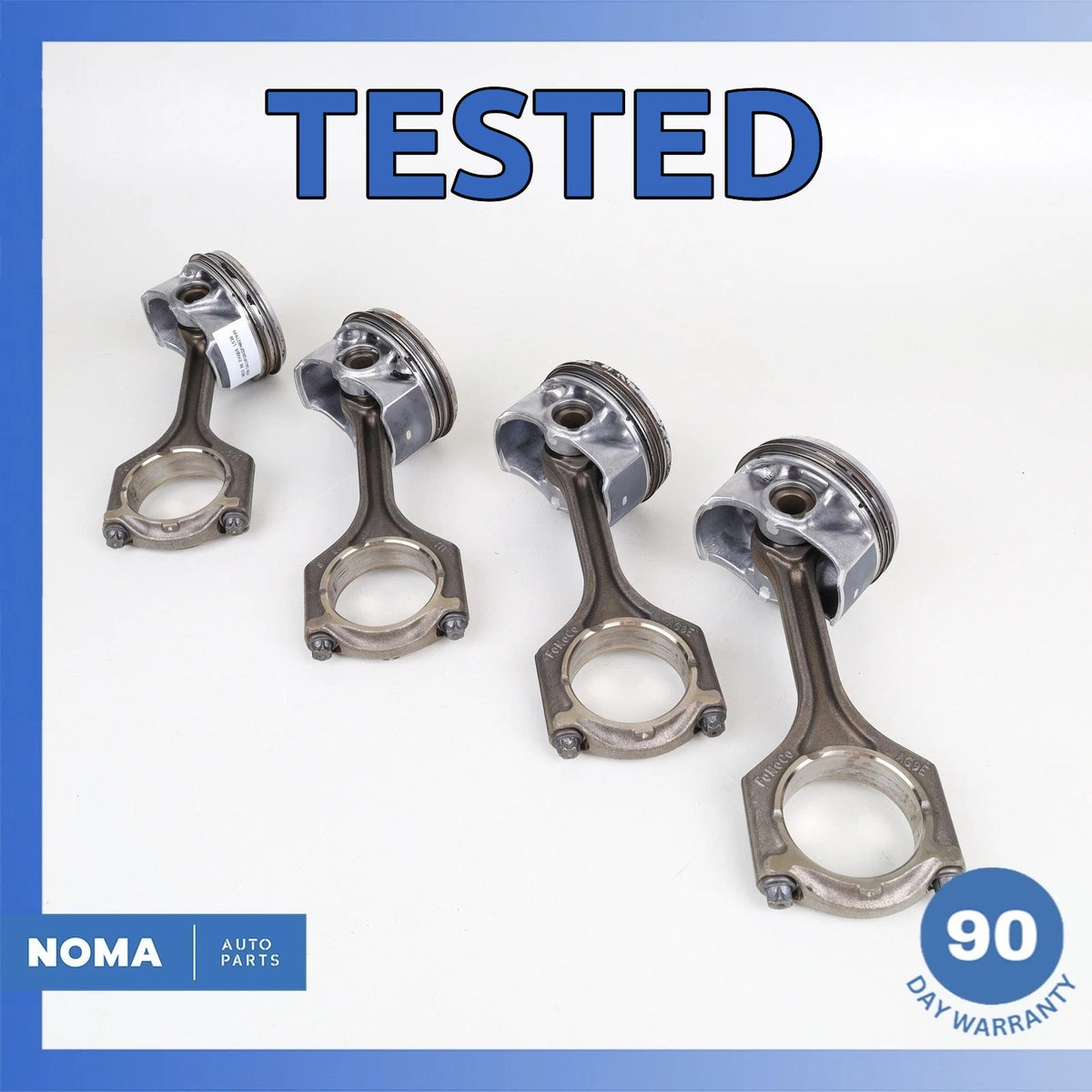 12-17 Range Rover Evoque L538 2.0L 204PT Engine Piston Connecting Rod Set OEM - photo 1