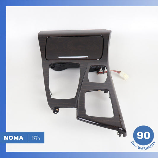 11-16 BMW F10 528i Center Console Cup Holder Shifter Bezel Trim 9206389 OEM - photo 1