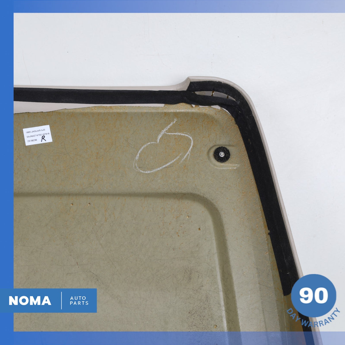 94-96 Jaguar XJS Series 3 Right Passenger Side Seat Backcover Panel Beige OEM - photo 12