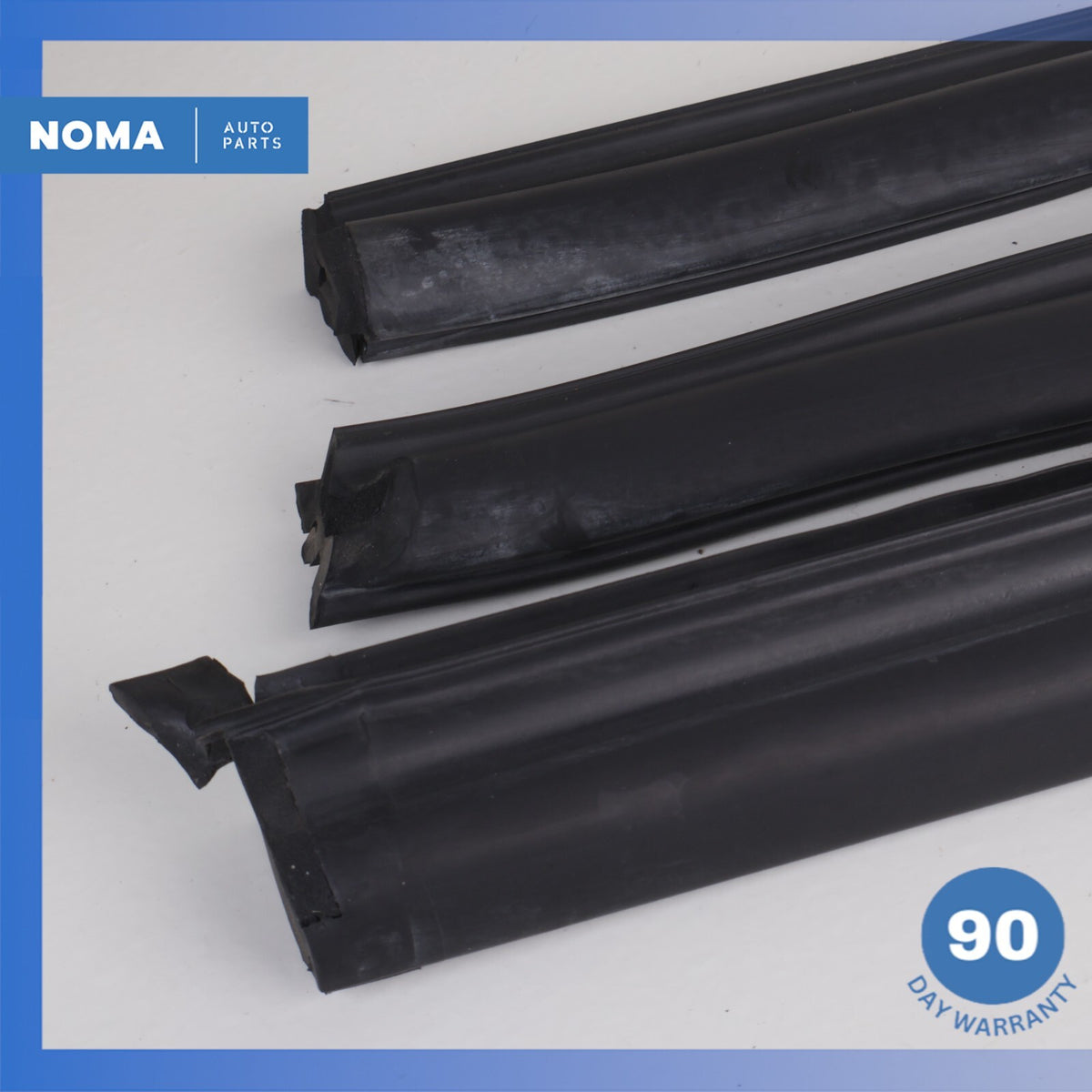 89-96 Jaguar XJS Convertible Top Roof Left Side Outside Molding Seal Set OEM - photo 5