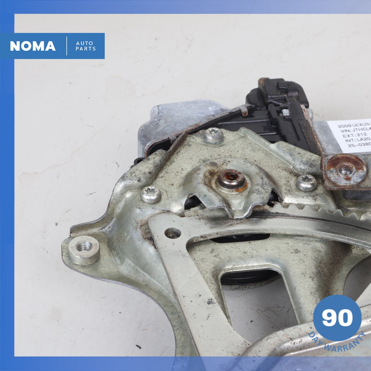 07-17 Lexus USF40 LS460 Rear Left Driver Side Window Regulator w/ Motor OEM - photo 5