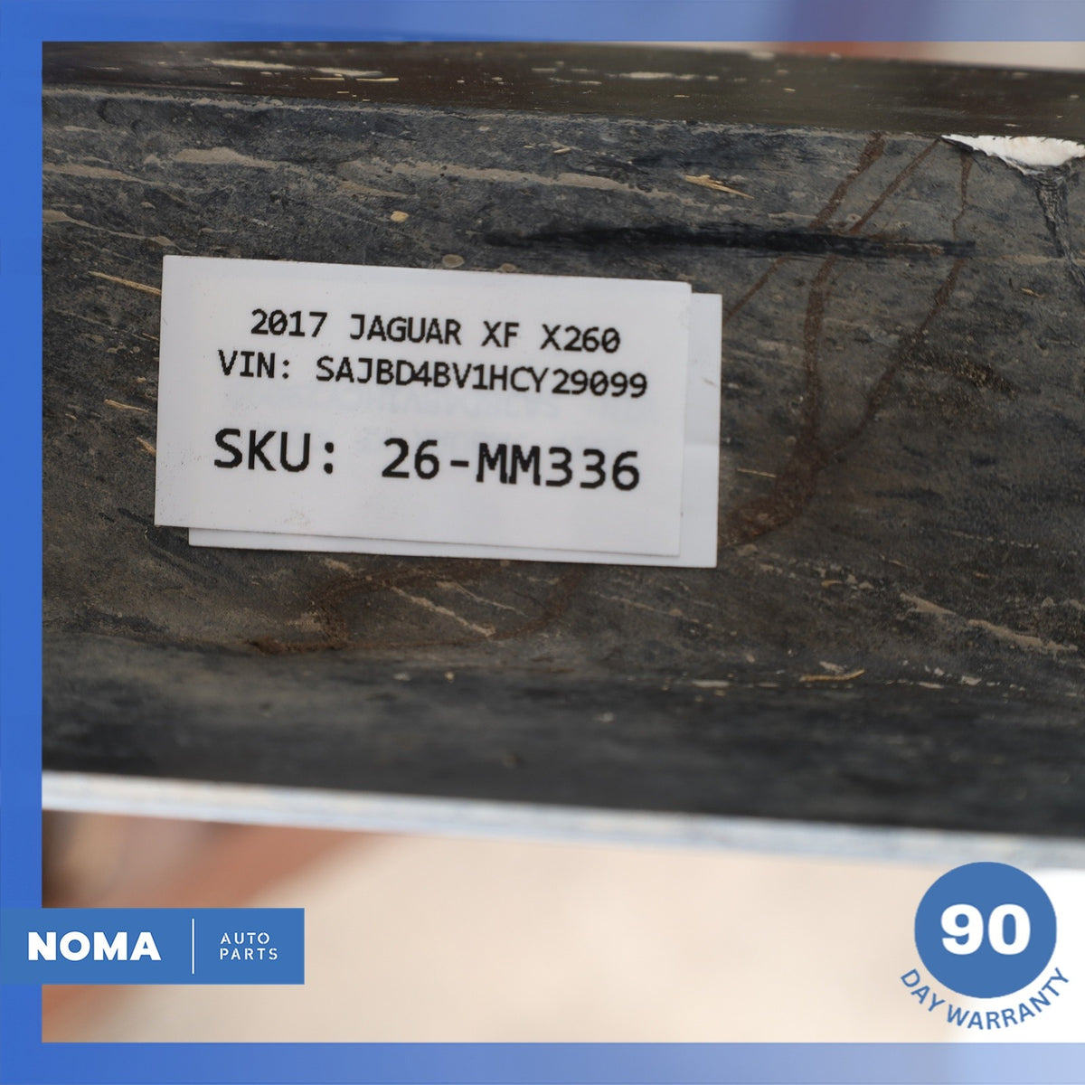 16-23 Jaguar X260 XF Left Side Skirt Rocker Molding Black T2H19197 OEM - photo 13
