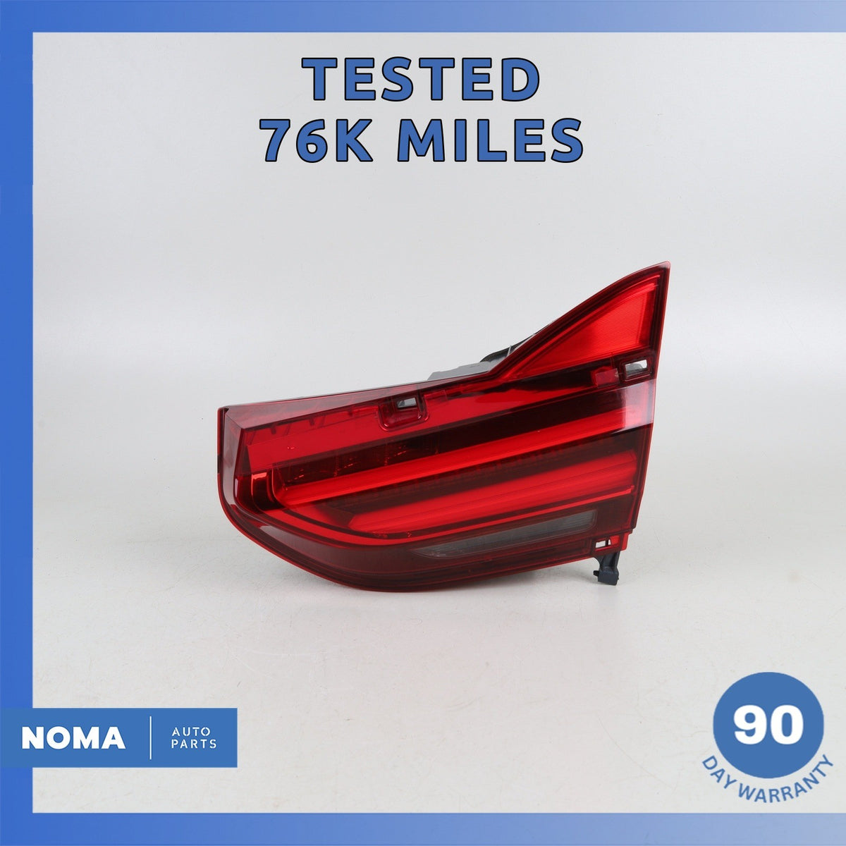 16-19 BMW G12 740i 750Li Rear Right Side Inner Taillight Tail Light Lamp OEM 76k - photo 1