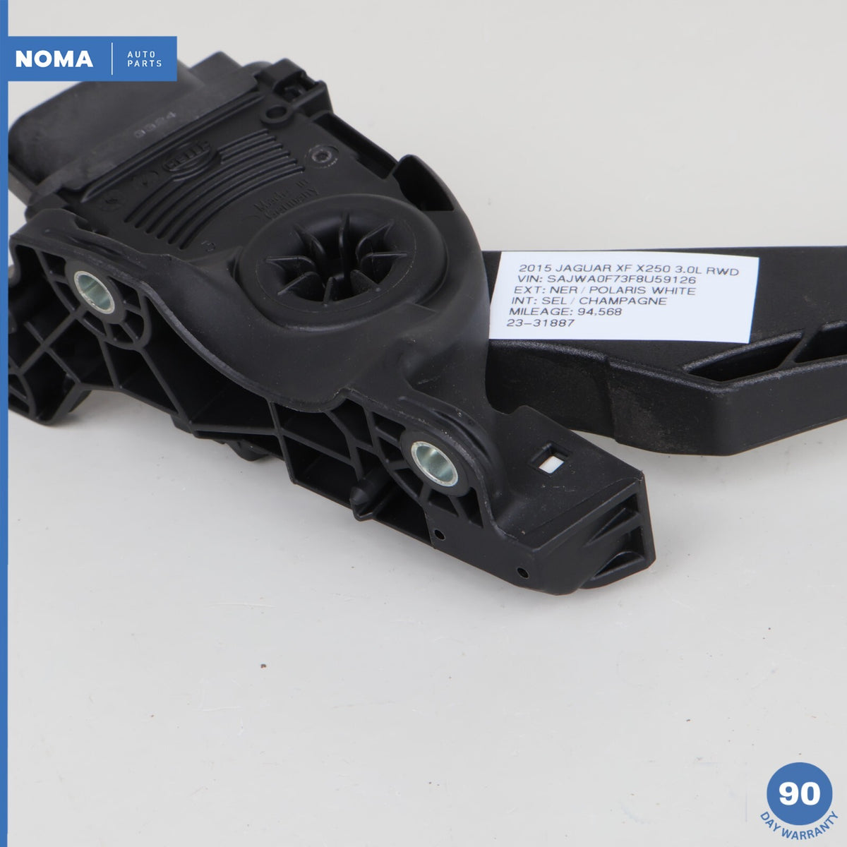 09-15 Jaguar XF XFR X250 XJ X351 Gas Accelerator Pedal w/ Pad 9X239F836AB OEM - photo 9