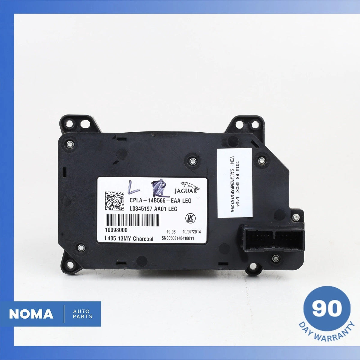 13-15 Range Rover Sport L494 Front Left Side Seat Control Adjustment Switch OEM - photo 5