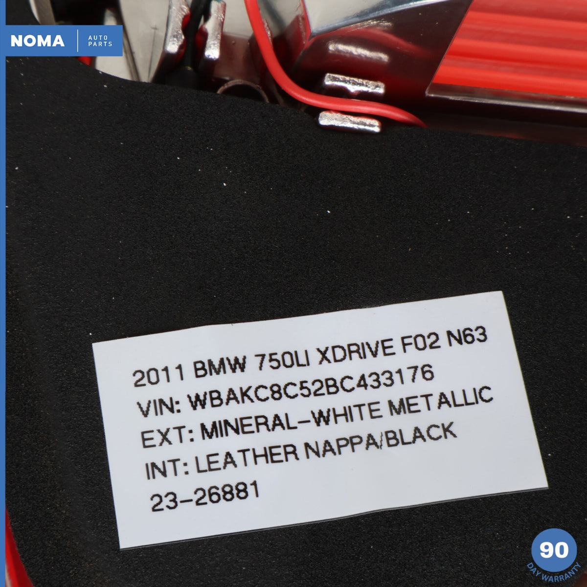 09-15 BMW 750Li F01 F02 Rear Right Passenger Side Inner Tail Light 7182206 OEM - photo 13