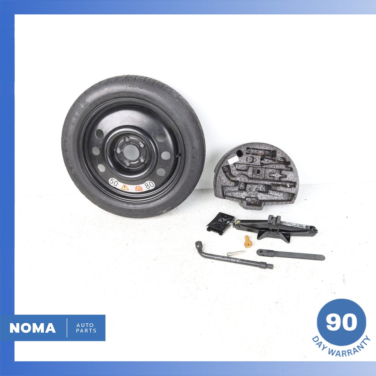 00-06 Jaguar X100 XK8 Emergency Spare Tire Wheel Donut Rim w/Tool Kit OEM - photo 1