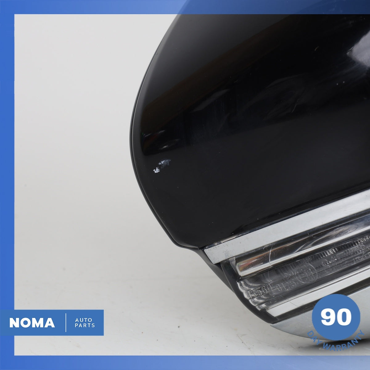 13-17 Lexus USF40 LS460 Right Rear View Door Mirror w/ Blind Spot Black OEM - photo 19