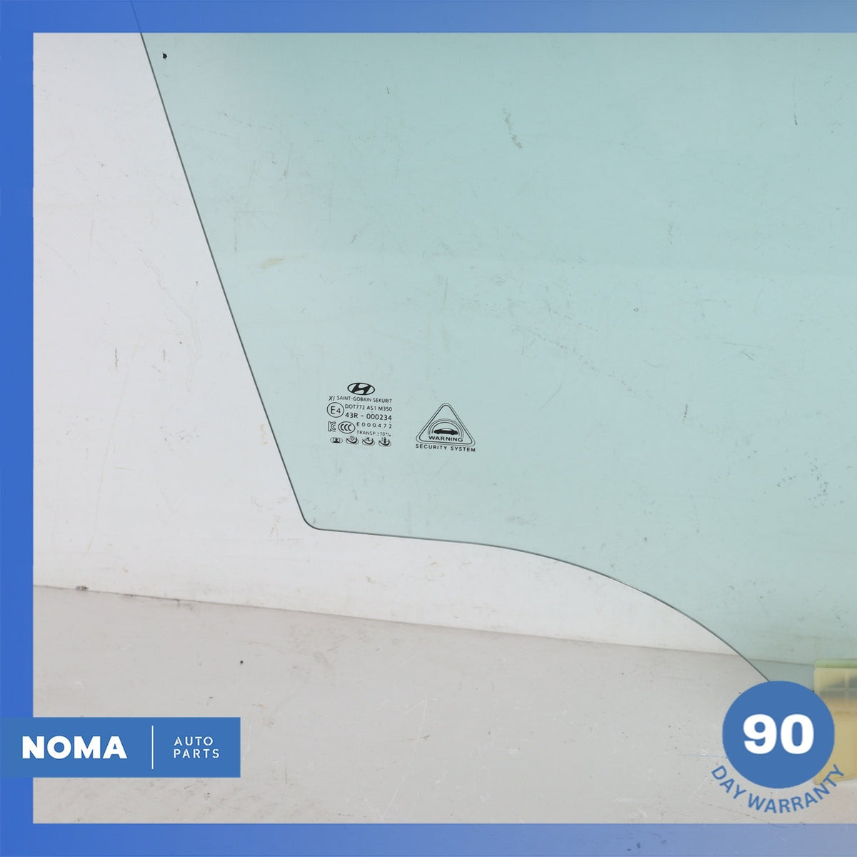 15-16 Hyundai DH Genesis Front Right Passenger Door Glass Window 82420B1010 OEM - photo 7