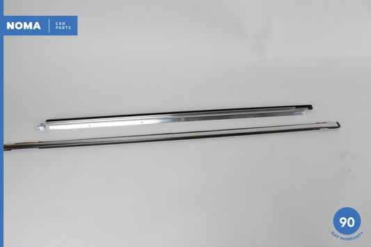98-03 Jaguar XJ8 XJR X308 SWB Rear Right Door Window Exterior Chrome Molding OEM - photo 1