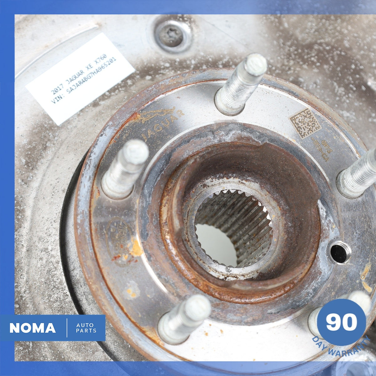 16-20 Jaguar X760 XE XF Rear Right Side Spindle Knuckle Hub w/ Shield OEM - photo 4