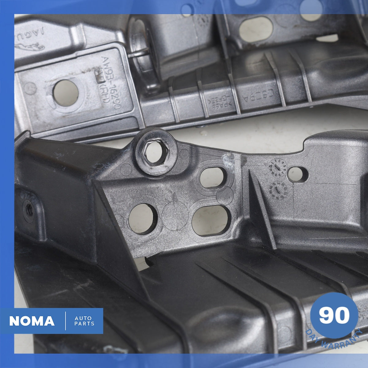 10-19 Jaguar X351 XJ XJR Right & Left Side Fender Support Bracket Mount Set OEM - photo 10