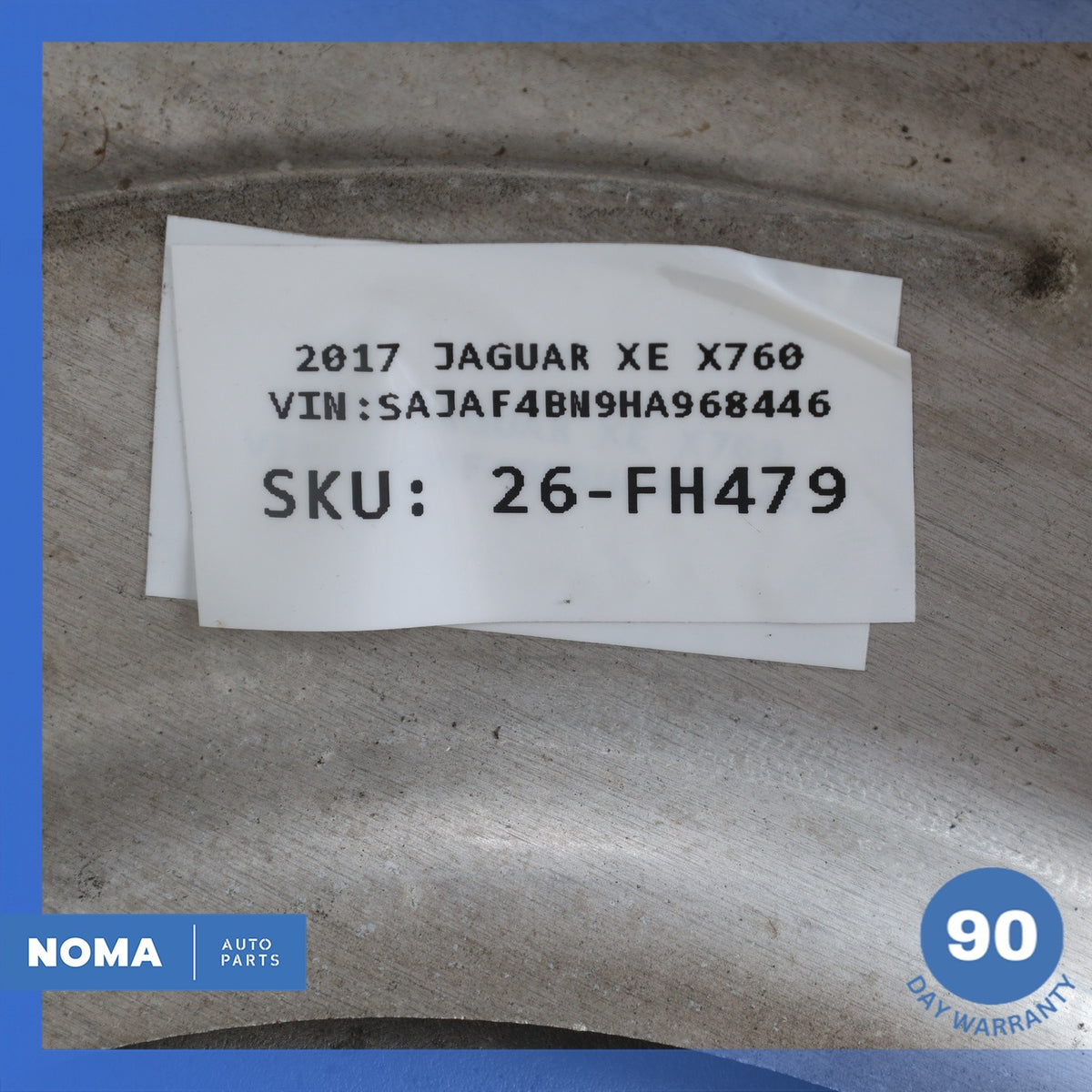 16-20 Jaguar X760 XE XF Rear Right Side Spindle Knuckle Hub w/ Shield OEM 64k - photo 17