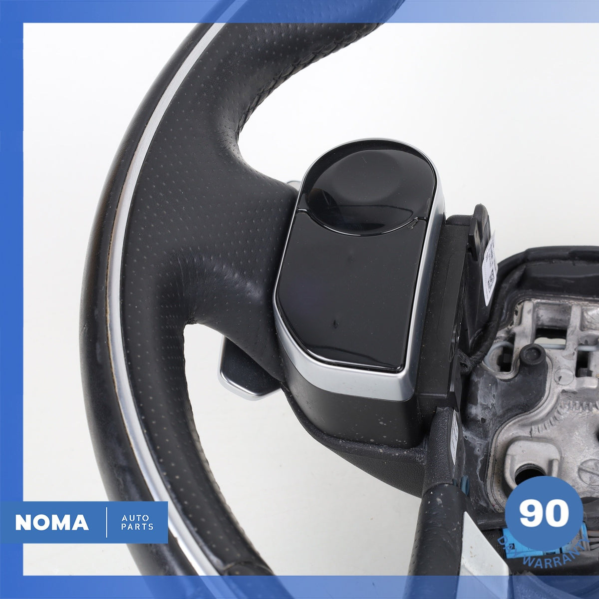 18-20 Range Rover L560 Velar Heated Steering Wheel w/ Paddle Shifters Black OEM - photo 7