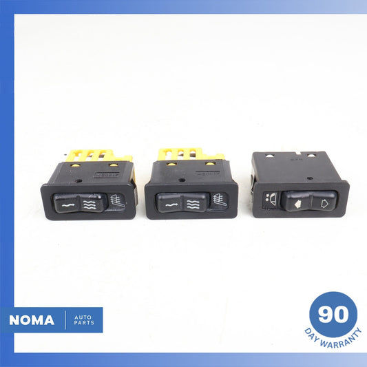 96-02 BMW E36 Z3 Seat Heating & Soft Top Switch Button Set 1387917 OEM - photo 1