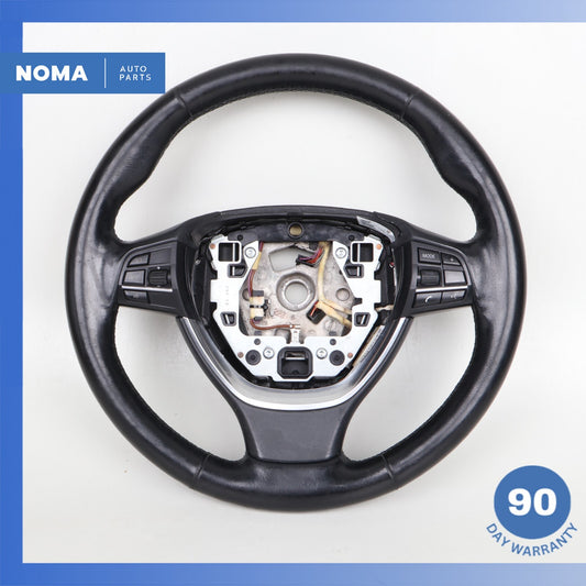2014 BMW F10 ActiveHybrid 5 Steering Wheel Black 32336790889 OEM - photo 1