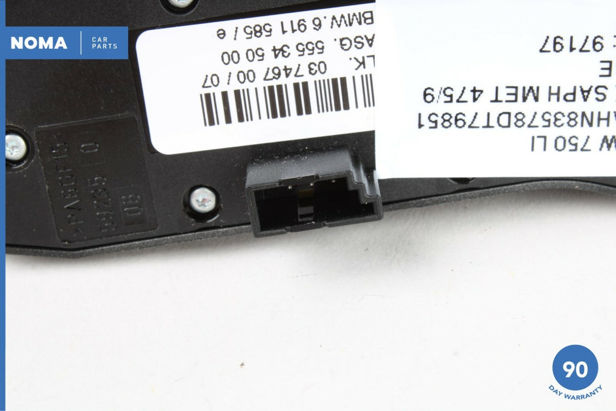 03-08 BMW 750Li 760Li E65 E66 Left Side Steering Wheel MFL Control Switch OEM - photo 7