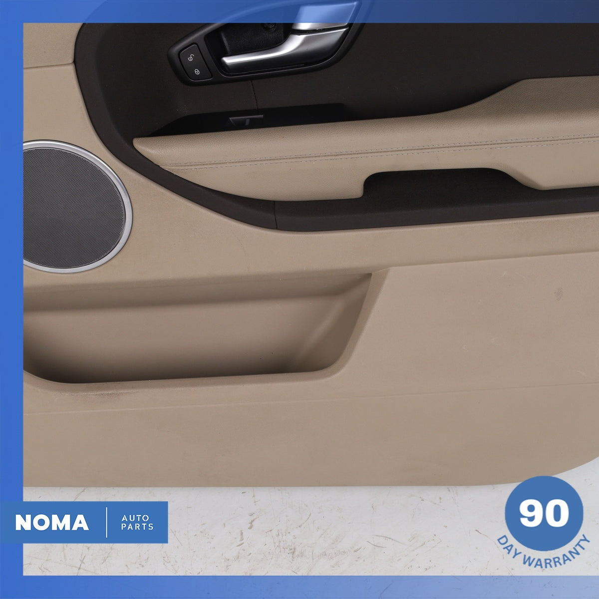 12-19 Range Rover Evoque L538 4DR Front Right Door Trim Panel Assembly Beige OEM - photo 6