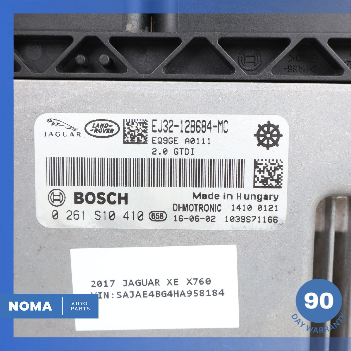 14-22 Jaguar X760 XE XF ECU ECM Engine Control Module OEM 50k - photo 7