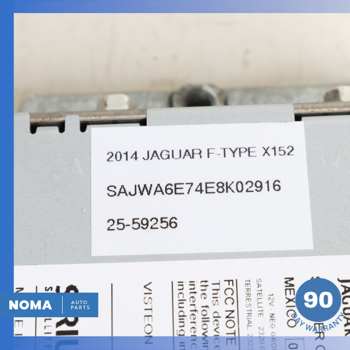 2014 Jaguar X152 F-Type Satellite Receiver Radio Module Unit GPLA14C740AA OEM - photo 12