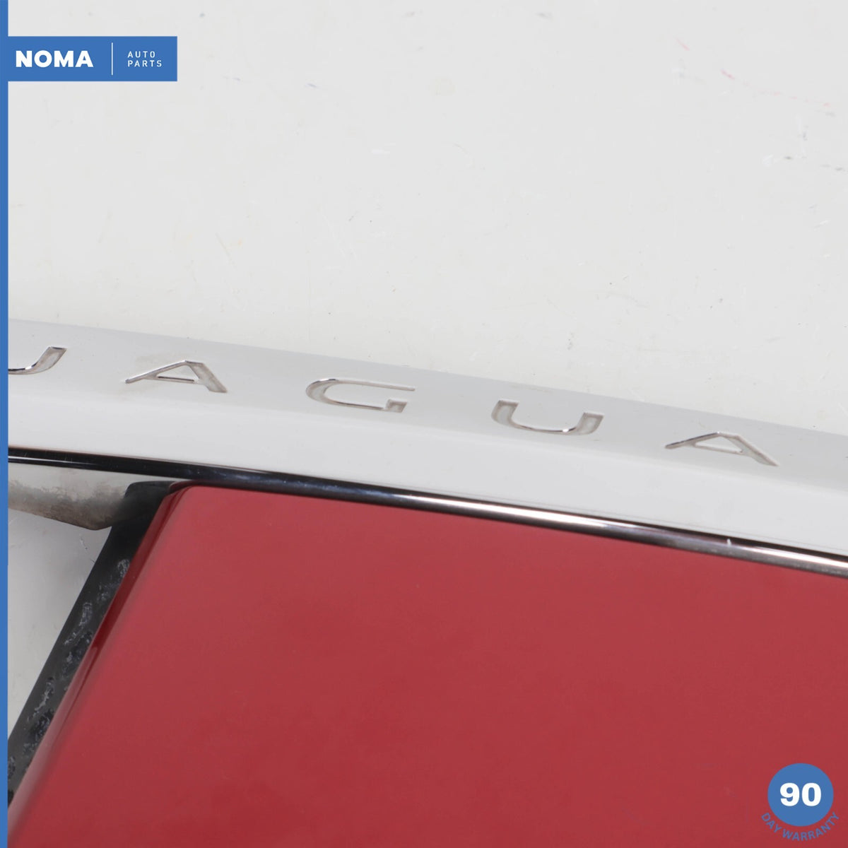 12-15 Jaguar X250 XF XFR Front Right Side Fender Vent Molding Trim Red OEM - photo 5
