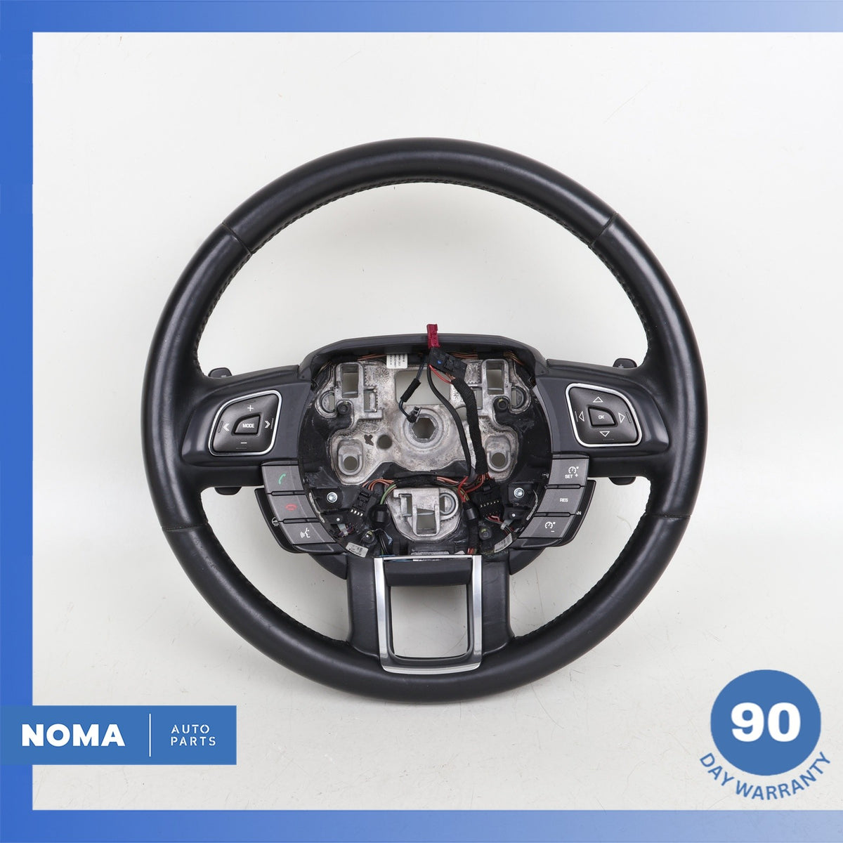 12-19 Land Rover Range Rover Evoque L538 Steering Wheel Black BJ3213D767DD OEM - photo 2