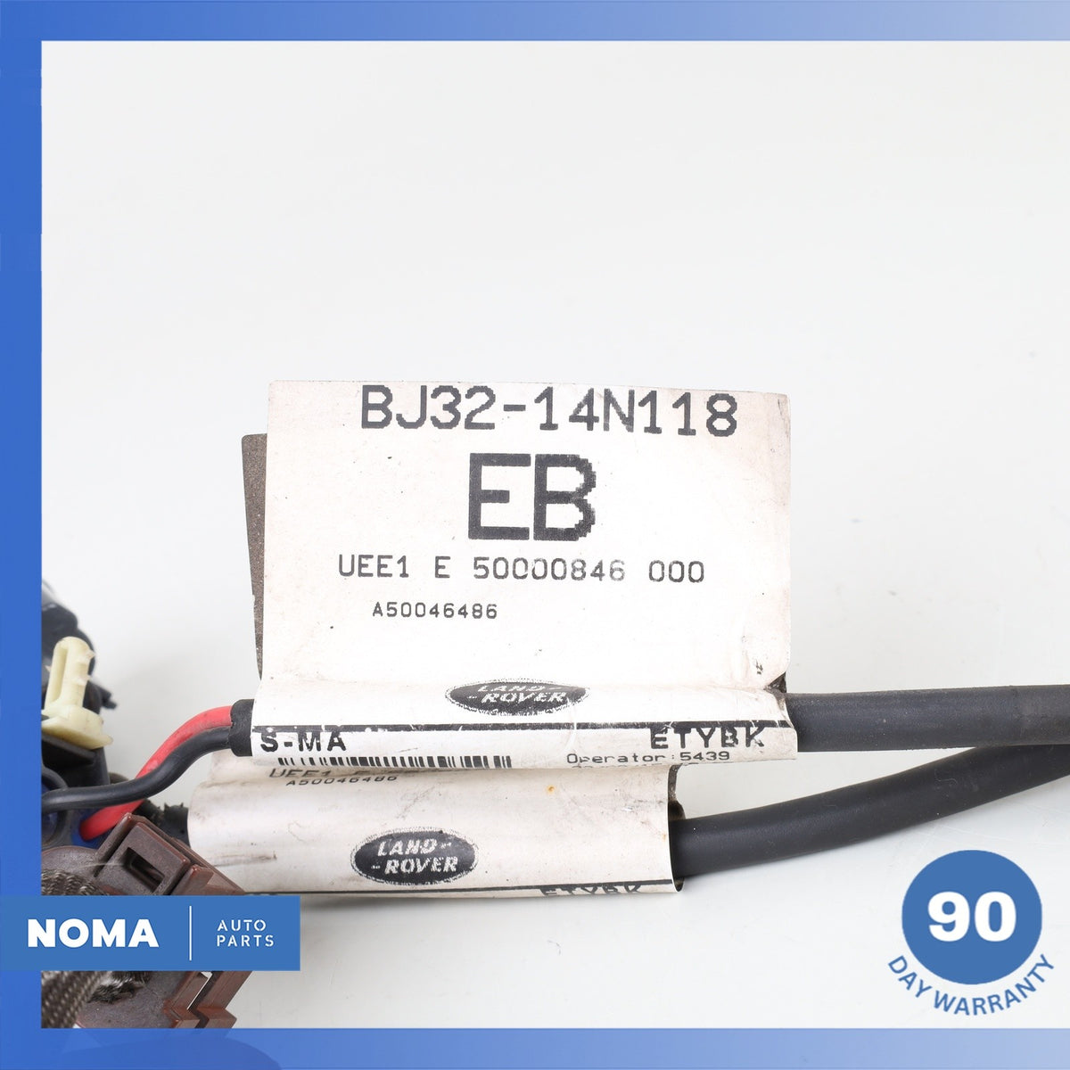 12-16 RR Evoque L538 Rear Left Parking Brake Actuator Wire & ABS Sensor Set OEM - photo 11