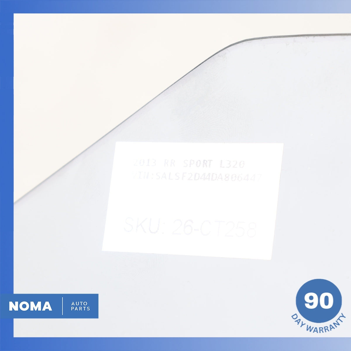 06-13 Land Rover Range Rover Sport L320 Rear Right Passenger Window Glass OEM - photo 11