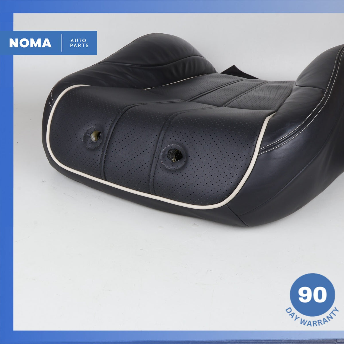 10-19 Jaguar X351 XJL XJR Front Left Driver Top Upper Seat Cushion Black OEM - photo 10