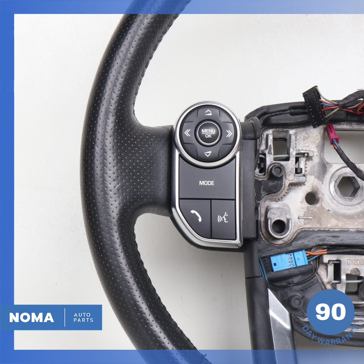 14-22 LR Range Rover Sport L494 Leather Heated Steering Wheel w/ Switches OEM - photo 3