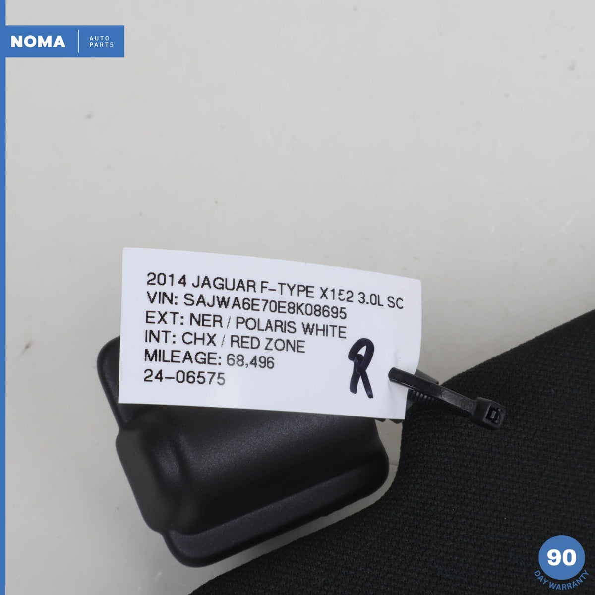 14-24 Jaguar X152 F-Type Right Passenger Sunvisor Sun Visor Shade Black OEM 68k - photo 14