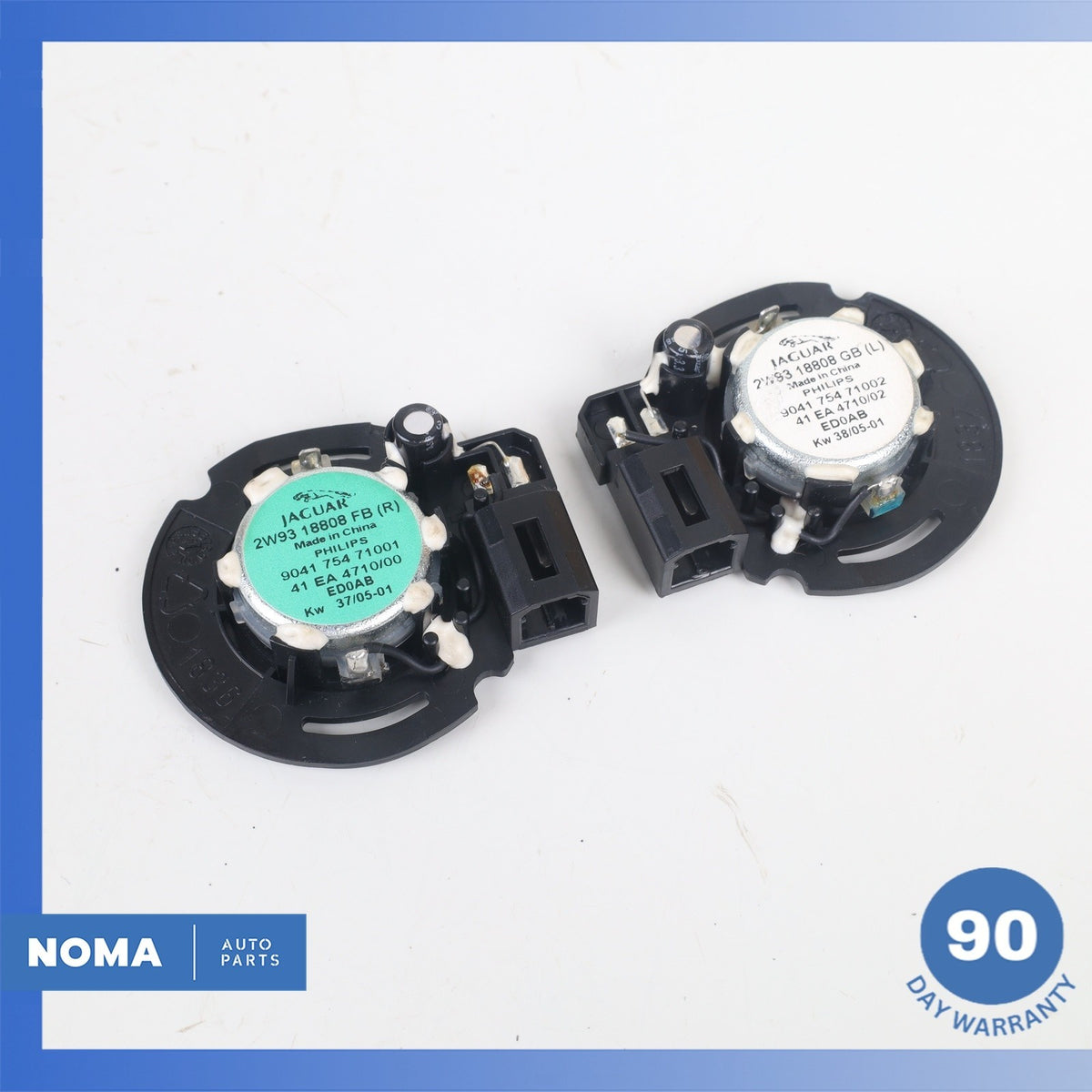 Jaguar X150 XK Left & Right Door Audio Sound Tweeter Speaker Set OEM - photo 7
