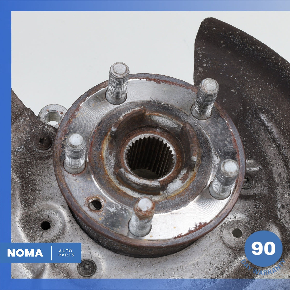 LR Range Rover Evoque L538 Rear Right Spindle Knuckle Hub w/ Shield OEM - photo 7